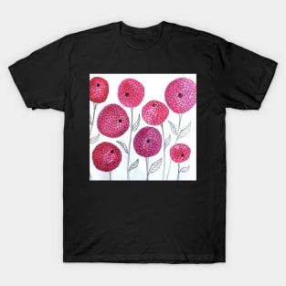 Pink Dahlias T-Shirt